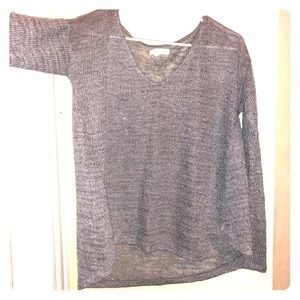 Cute glitter gray sweater/shirt